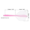 thumbnail image 2 of Uxcell Integrated Dart Shaft Flights, 9 Pack Durable Dart Flight Set, Pink, 2 of 5