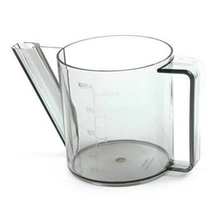 - New 3 Cup Gravy Fat Separator Meat Juice Measurer Holds 4 Cups / 1 Liter, Dishwasher safe By Norpro