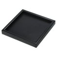 thumbnail image 1 of Unique Bargains 7' Square Wood Serving Tray Decorative Platter Home Kitchen Candle, Black, 1 of 6