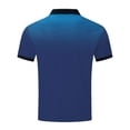 thumbnail image 6 of Summer Savings WTXUE Polos Short Sleeve, Lapel Golf Shirts for Men Spring Summer Casual Buttons Lapel T Shirt Tops Solid, Workwear for Men Blue XL, 6 of 6