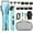 Blue, variant on Rechargeable Hair Clippers for Men, Cordless Electric Hair Cutting Kit, Barber Trimmers with Guards