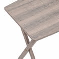 thumbnail image 6 of Mainstays Modern XL Oversized Folding Tray Table, Rustic Gray, 6 of 9