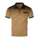thumbnail image 2 of Eres Más Que una Camisa de Puntuación de Prueba Polka Gradiente Botón de Solapa, Deporte de Manga Corta Top de los Hombres, 2 of 5