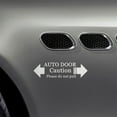 thumbnail image 3 of 1Pc Automatic Auto Door Warning Caution Please Do Not Pull Decal Car Sticker, 3 of 7
