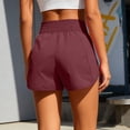 thumbnail image 4 of Women's Athletic Shorts Comfy Workout Gym High Waisted Running Shorts, L, 4 of 4