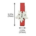 thumbnail image 3 of Gkeoshab Woodworking Tools 25PCSs Wooden Clothespins Mini Snowflake Photo Clips Mini Wooden For Hanging Cards Photo Paper Crafts Home & Garden, 3 of 4