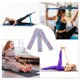 thumbnail image 4 of Ofertas Únicas 1pc Mujeres 8 Rejillas Bandas de Yoga para Ejercicio de Estiramiento en Gimnasio Nylon Alta Elasticidad Hilo de Látex Verde, Púrpura, 4 of 4