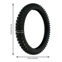 Front Tire 70/100-19 Wheel Tire And Inner Tube, Off Road Dirt Pit Bike Motocross Black Front Tire for KX100 XR100 DRZ125 CRF150 TTR125