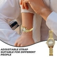 thumbnail image 3 of PAMINGONO 1Pcs Male Wristwatch Golden Metal Adjustable Strap Timekeeping Business, 3 of 8