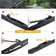thumbnail image 4 of SOCOOL 19 in & 19 in Windshield Wiper Blades Fit For VW Corrado 1992 19"&19" Premium Hybrid Wiper Replacement For Car Front Window, J U HOOK Wiper Arm (Pack of 2), 4 of 7