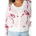 thumbnail image 5 of Celebrity Pink Women's and Women's Plus Cardigan Sweater, Sizes XS-4X, 5 of 5
