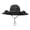 Grey, variant on Hat with Fans Solar Power Wide Brim Solar Fan Hat, Sun Hat with 2 Fans Two Power Supply Modes, Outdoor Solar Powered & USB