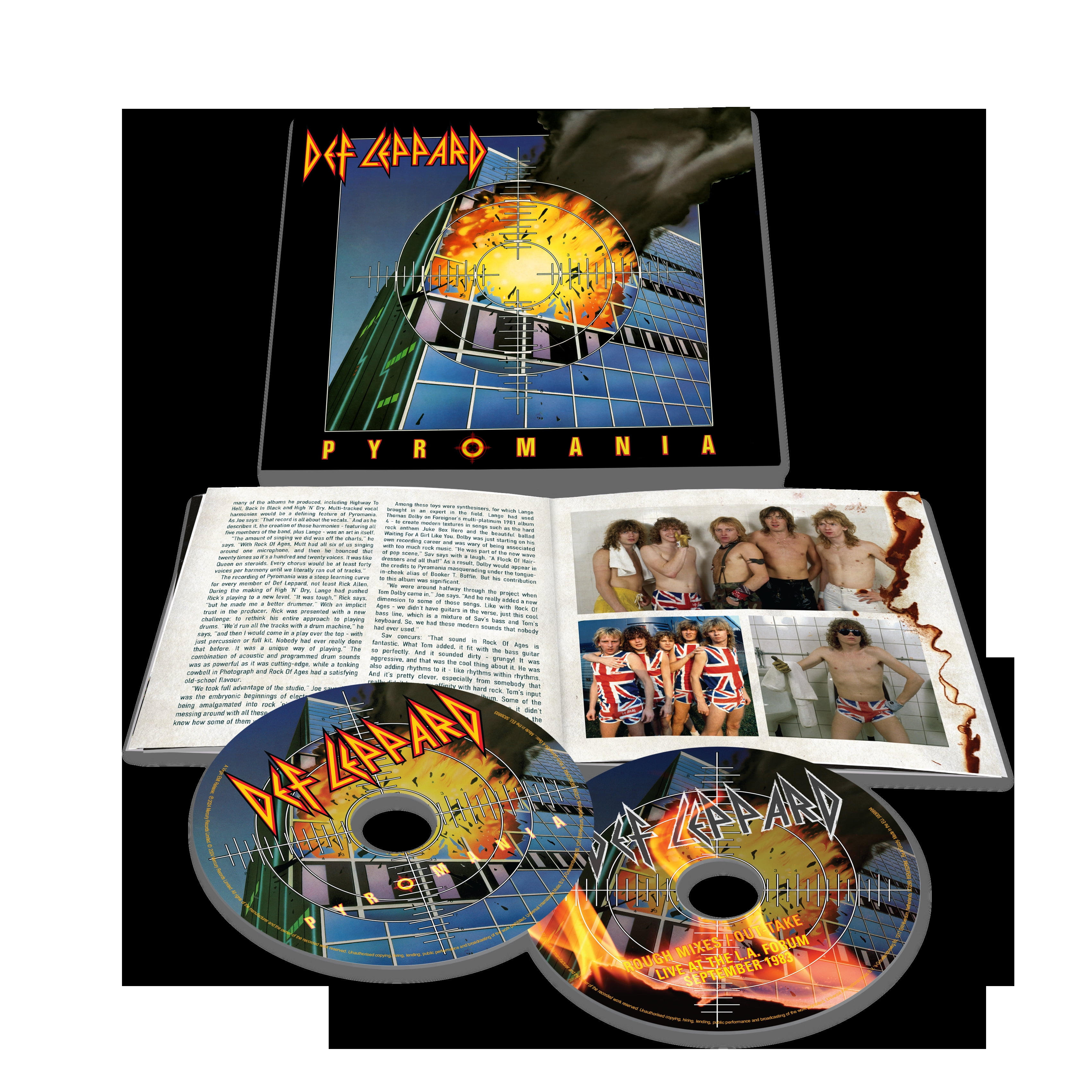 DEF LEPPARD / PYROMANIA ギタースコア　デフレパード 楽譜】アクション！ / Def Leppard（デフ・レパード）（ギター