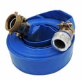 thumbnail image 2 of HydroMaxx® 2" x 100' Heavy Duty PVC Lay Flat Water Discharge Hose with Pin Lug Connector by MaxxFlex, 2 of 4