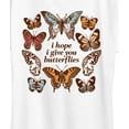 thumbnail image 3 of Instant Message - Give You Butterflies - Women's Short Sleeve Graphic T-Shirt, 3 of 6