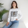 thumbnail image 7 of Ballet Dancer Mom Coach Sweatshirt, Gifts, Crewneck, 7 of 7