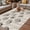 Beige, variant on Black Dandelion Outdoor Rug for Patio/Deck/Porch, Non-Slip Large Area Rug 6 x 9 Ft, Country Modern Minimalist Flower Indoor Outdoor Rugs Washable Area Rugs, Reversible Camping Rug Carpet Runner