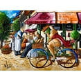 thumbnail image 2 of West, Ronald 14x12 White Modern Wood Framed Museum Art Print Titled - Cafe del Mar, 2 of 4