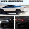 thumbnail image 3 of Cybertruck Toy Trucks with Motorcycle Diecast Metal Cyber Truck Model Pickup Truck 1/32 Toy Race Cars with Sound and Light Gift Age for 6 Year Up for, 3 of 5