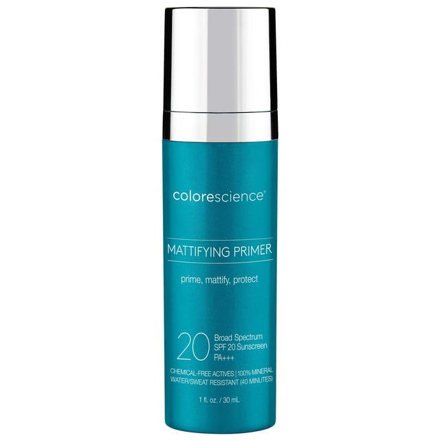 Primer facial Colorescience, perfeccionador matificante, 30 ml, SPF20