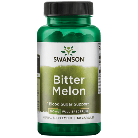 Swanson Bitter Melon 500 mg 60 Caps (Best Bitter Melon Recipe)