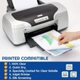 thumbnail image 3 of INTBUYING 20 Sheets Inkjet & Laser Screen Printing Transparency Film A3 Size Transparency Film, 3 of 4