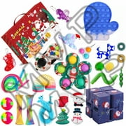 hirigin Christmas Fidget Toy Cartoon Kid Brain Training Stress Relief Toys