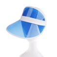 thumbnail image 2 of Summer PVC Hat Sun Visor Party Clear Plastic Adult Sunscreen Cap, 2 of 5