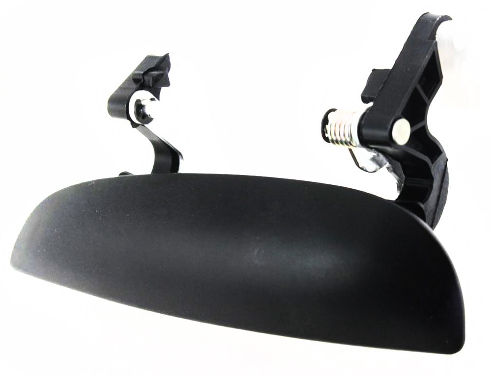 Replacement REPK462178 Exterior Door Handle Compatible with 2001-2002 Kia Rio Front, Left Driver Smooth Black