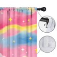 thumbnail image 4 of Blackout Kids Curtains,Colorful Cloud Star Pattern Childrens Insulated Curtains Set Of 2,Bedroom Essentials,Toddler Room Decor 52"x84", 4 of 5