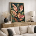 thumbnail image 4 of Framed Canvas Wall Art Tropical Leaves Botanical Print for Living Room Decoration - 24"x36" NATURAL, 4 of 8