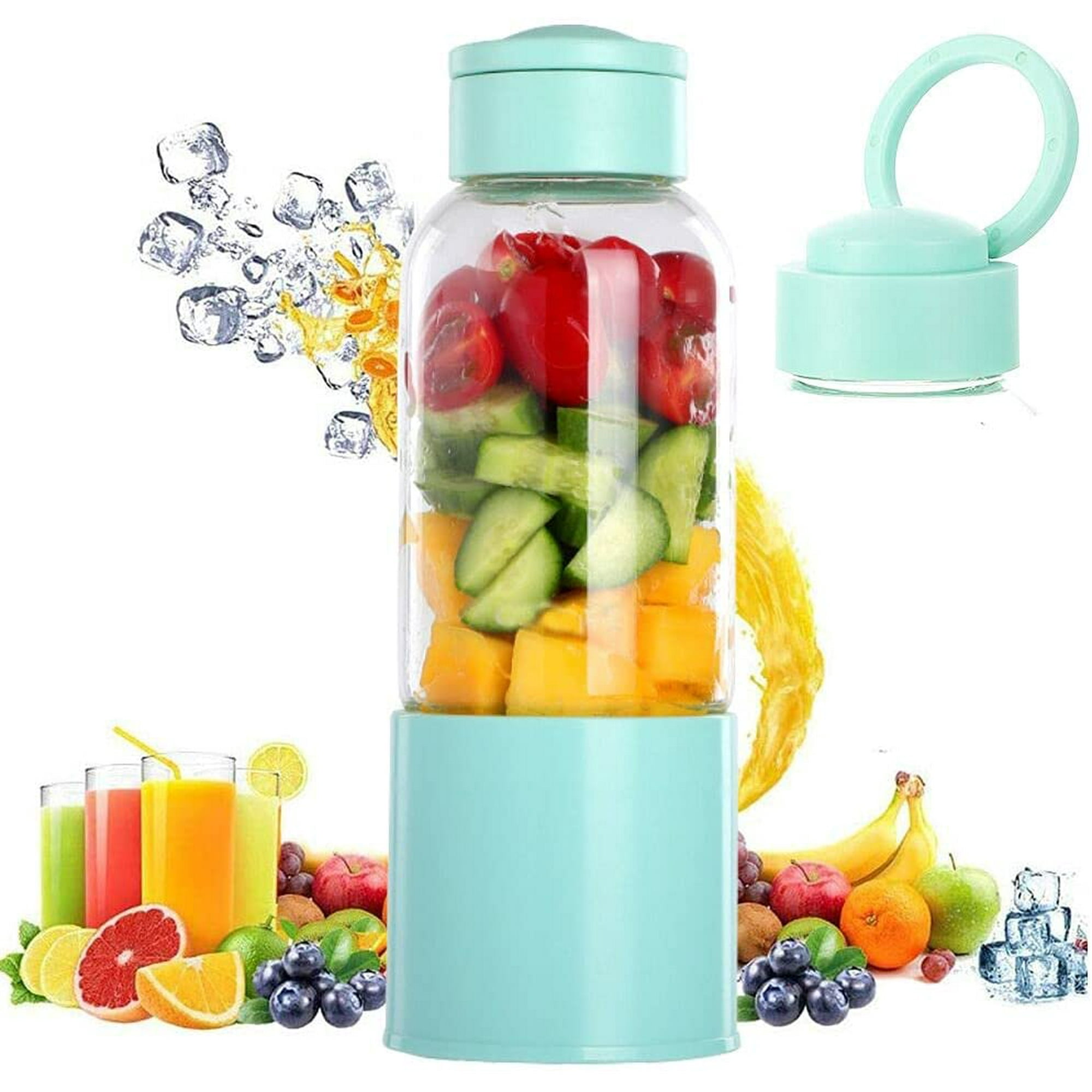 Toycol Portable Blender Mini Personal Size Blenders for Smoothies and  Shakes Travel Juicer Cup Smoothie Maker with Updated 6 Blades USB  Rechargeable