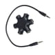 thumbnail image 5 of Injueey Divisor de Audio de 3,5mm, accesorio de auriculares, equipo convertidor estable, adaptador de auriculares, conector, dispositivo, Cables de audio/vídeo negro, 5 of 5
