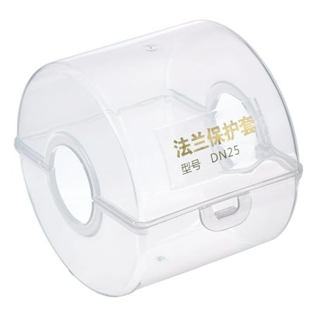

Uxcell Flange Protection Cover 5.1 PVC Corrosion Resistant Plumbing Tube Joint Splash Guard Clear