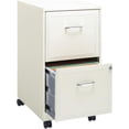 thumbnail image 6 of Kingfisher Lane 18" 2 Drawer Mobile Metal Vertical Filing Cabinet in Pearl White, 6 of 6