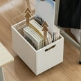 thumbnail image 6 of Movable Book Storage Box Large Capacity Storage Basket Plastic File Box Practical Book Organizer for Clothes Books Toy, 6 of 19