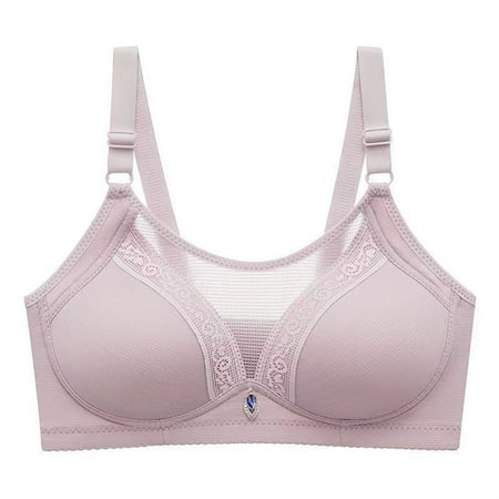 Thin Wireless Anti Sagging Bras For Large Breasts With Large Size Options