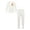 White, variant on Aislor Kids Girls Thermal Underwear Undergarments Long Johns and Fleece Lined Long Sleeve Undershirts 2 Pcs Set White 120