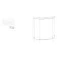 thumbnail image 1 of Mesa Auxiliar De Acrílico Para Espacios Pequeños, Mesita De Noche Delgada De Dos Niveles Para Baño, Decoración Del Hogar, Sala De Estar, Mesa Auxiliar Moderna, 1 of 8