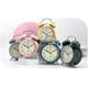 thumbnail image 2 of Saytay Reloj despertador de 4 pulgadas, reloj despertador analógico de metal, reloj de escritorio para decoración del hogar del estudiante (hy), 2 of 4
