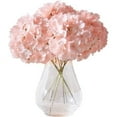 thumbnail image 6 of 10Pack Artificial Hydrangea Flowers Blush Heads Fake Hydrangea Silk Flowers for Wedding Centerpieces Bouquets DIY Floral Decor Home Decoration, 6 of 7