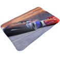 thumbnail image 2 of Felpudo decorativo de Cars Lightning McQueen, alfombras antideslizantes lavables para interior y exterior, felpudo navideño para puerta de entrada, baño, cocina, patio, decoración navideña para el, 2 of 7