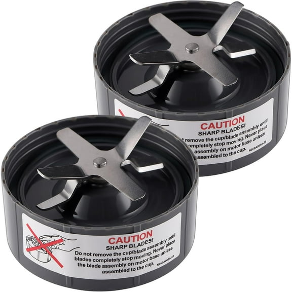 2-pack Blender Replacement Blade Compatible with NutriBullet Replacement parts 900w/600w