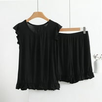 Wensltd Womens 2 Piece Summer Outfits Casual Crewneck Sleeveless Tank Tops and Shorts Loungewear Sets