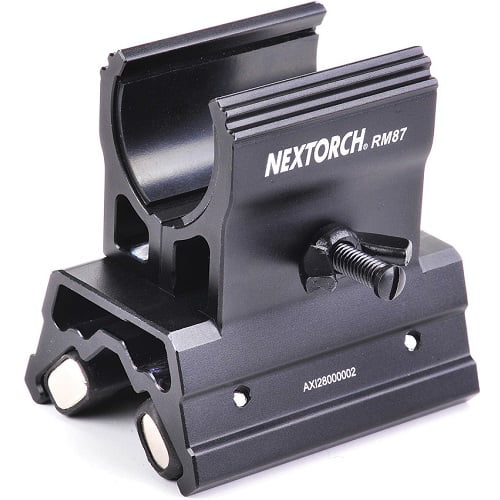 Nextorch RM25S TA30//TA15//TA5//TA40//PA5 Black Aluminum Picatinny Flashlight Mount