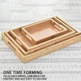 thumbnail image 4 of Birdeem Serving Tray Tray Wooden Tray Food Tray Wood Tray Trays for Serving Food Serving Trays Tray Household Tea Cup Tea Tray Wooden Hotel Restaurant Tray Bread Barbecue Tray, 4 of 12