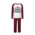 thumbnail image 2 of Matching Family Christmas Pajamas, We Are Family Christmas 2026 Raglan Top And Plaid Pants, Soft Loungewear for Christmas Eve, Cozy Sleepwear for Xmas Morning, Matching Pjs for Photos, 2 of 5