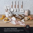 thumbnail image 2 of Juego de Utensilios de Cocina Silicona y Acero Inoxidable Accesorios para Cocinar (Blanco - Oro rosa, Set 24 Pzas),Blanco - Oro rosa, 2 of 7