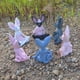 thumbnail image 4 of Adornos de gato para meditación con postura sentada, decoración creativa para el hogar y el jardín, artesanías de resina, 4 of 6