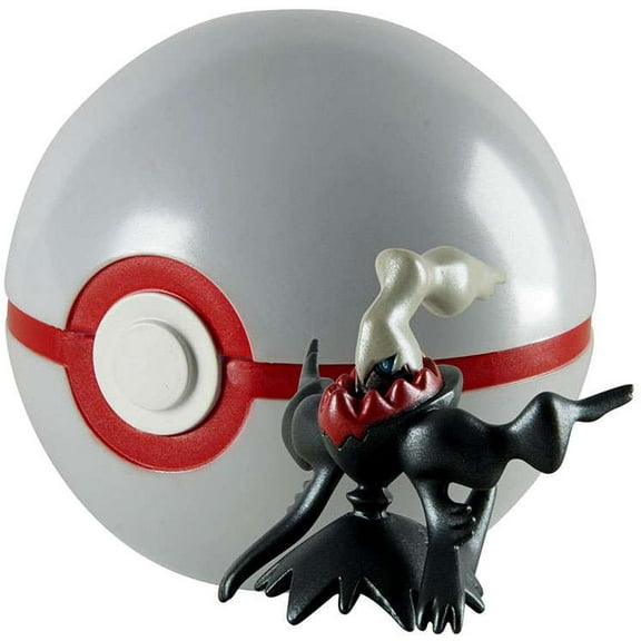 Pokemon Clip n Carry Pokeball Darkrai Figure Set (20th Anniversary)